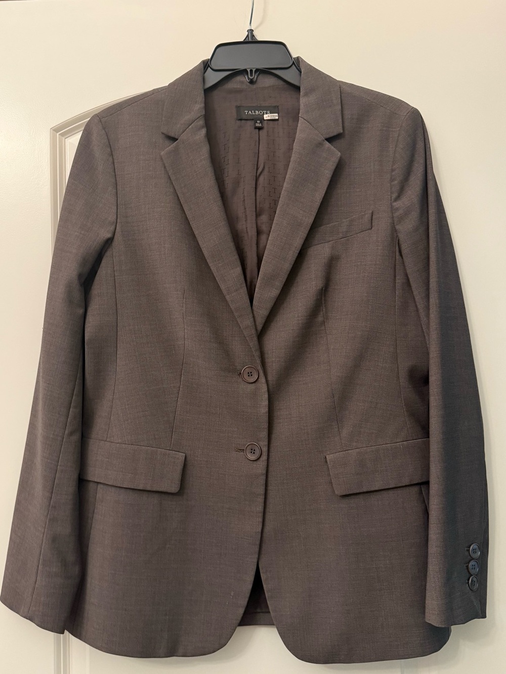 Talbots Brown Two-Button Women's Blazer